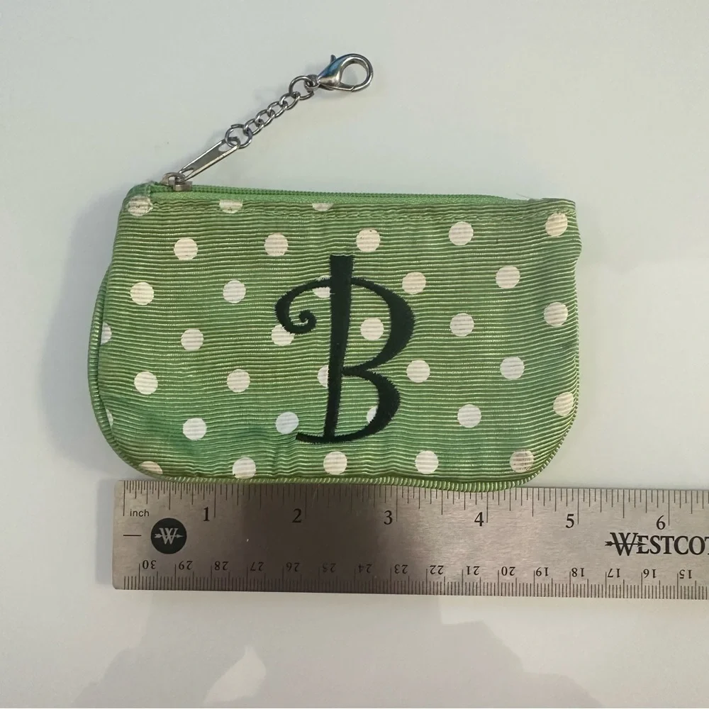 🆓FREE with purchase! B Polka Dot ID Wallet Coin Purse